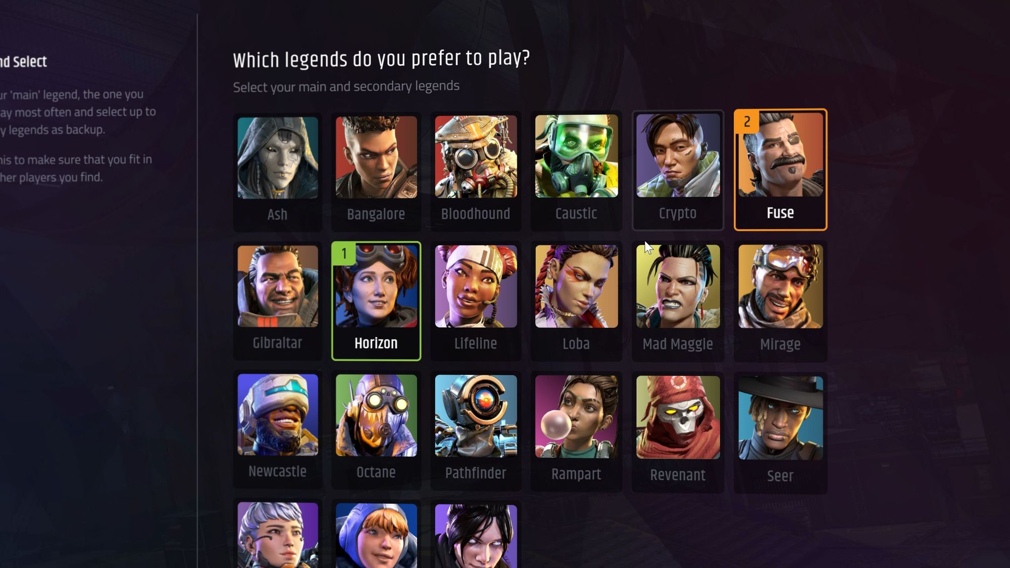 Which Apex Legend for you prefer to play? - TEAMS.gg