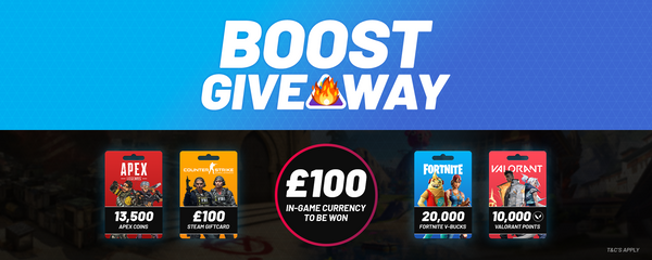 Boost Giveaway!